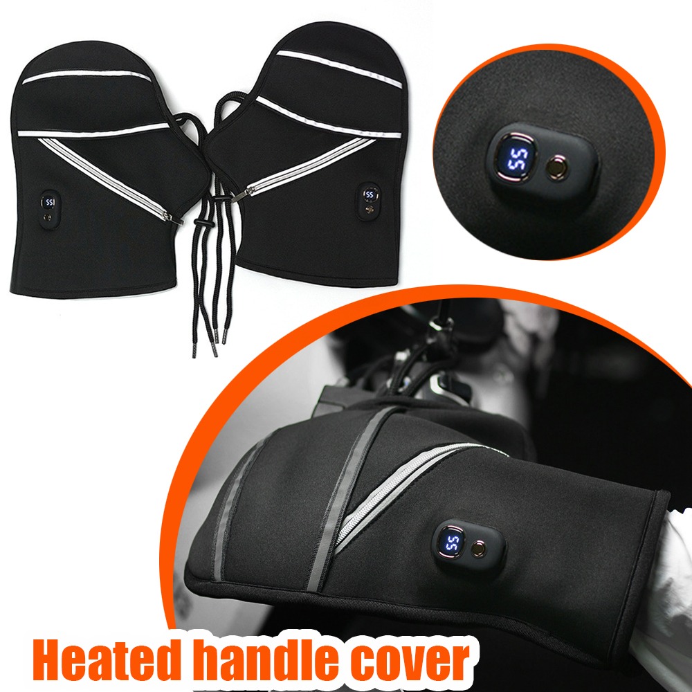 Heated Gloves Electric - Чехлы на руль мотоцикла, зимние электронные