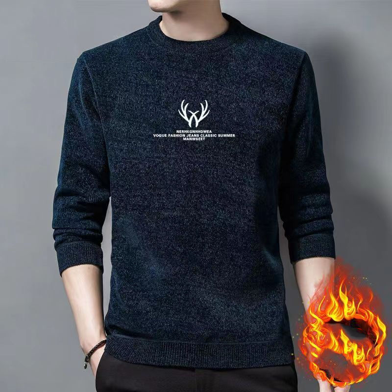 Winter Clothing Men Style - Осенне-зимняя мужская одежда с круглым вырезом,