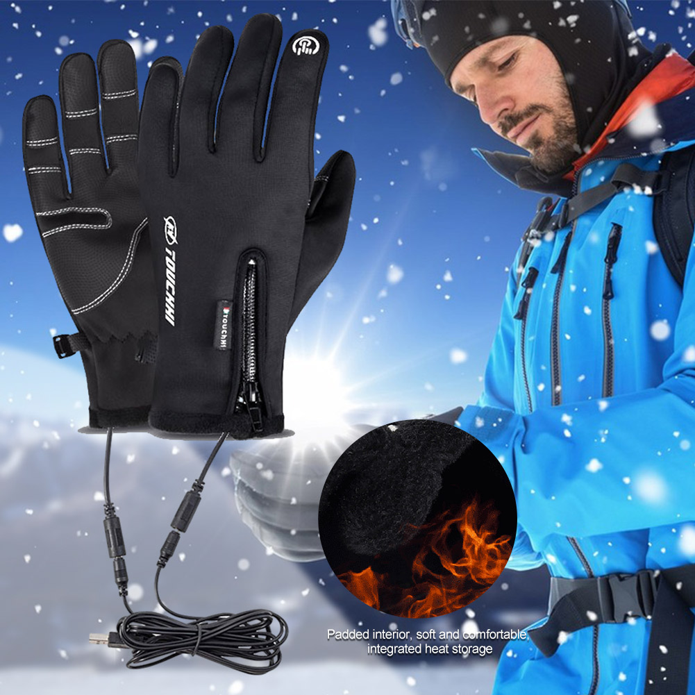 USB перчатки с сенсорным экран – обзор и цена Heated Gloves Electric