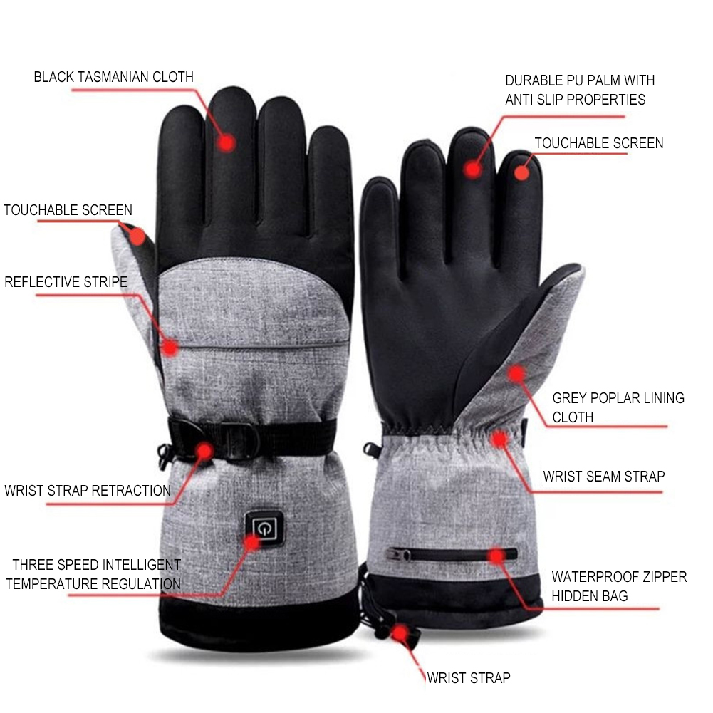 1 пара электрических перчаток  – обзор и цена Heated Gloves Electric