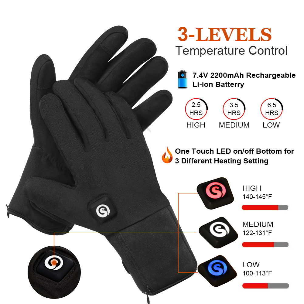 Зимние перчатки с электроподог – обзор и цена Heated Gloves Electric