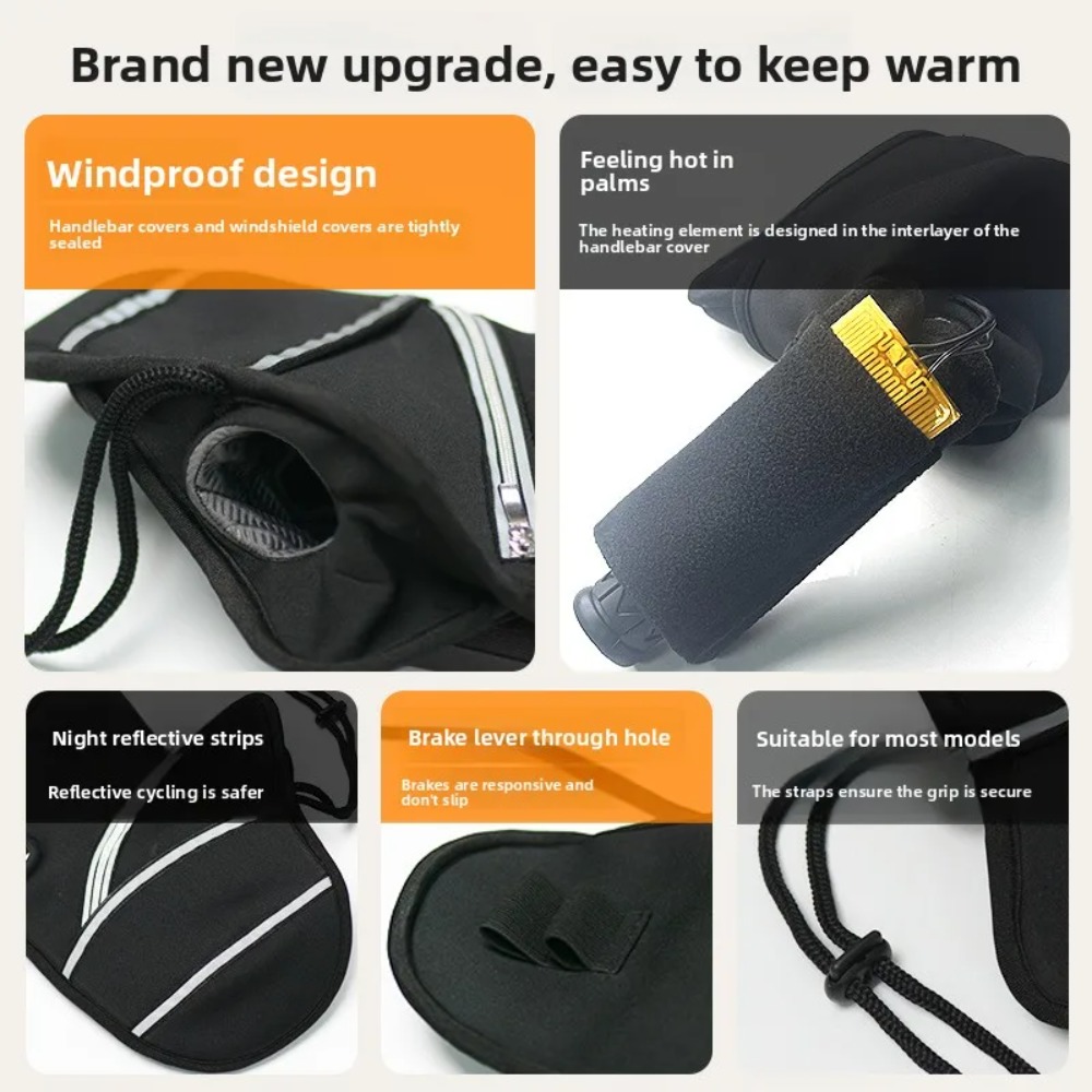Чехлы на руль мотоцикла, зимни – обзор и цена Heated Gloves Electric